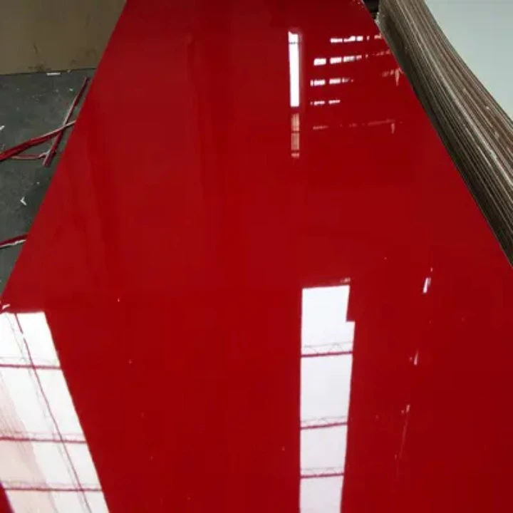 High Glossy Pet Red Uv Mdf